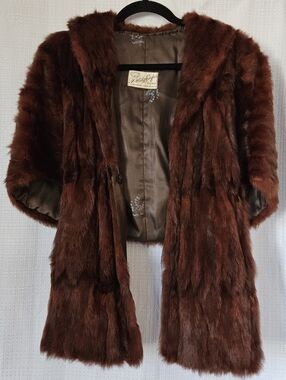 VINTAGE 50's Genuine Heirloom Fur Stole in pristine condition